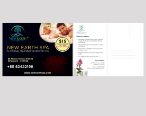 Postcard Design by LeonFX for New Earth Spa | Design: #13331982
