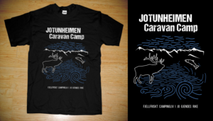 Design de T-shirt par MNM pour Jotunheimen Caravan Camp | Design #13475734