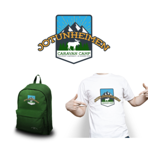 Design de T-shirt par at-as pour Jotunheimen Caravan Camp | Design #13460003