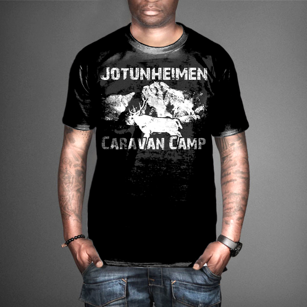 T-shirt Design by VintageDesigner for Jotunheimen Caravan Camp | Design: #13488241