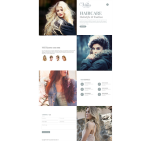 Web Design by Daniyal Hossain for Villa Hair and Body | Design: #13239441