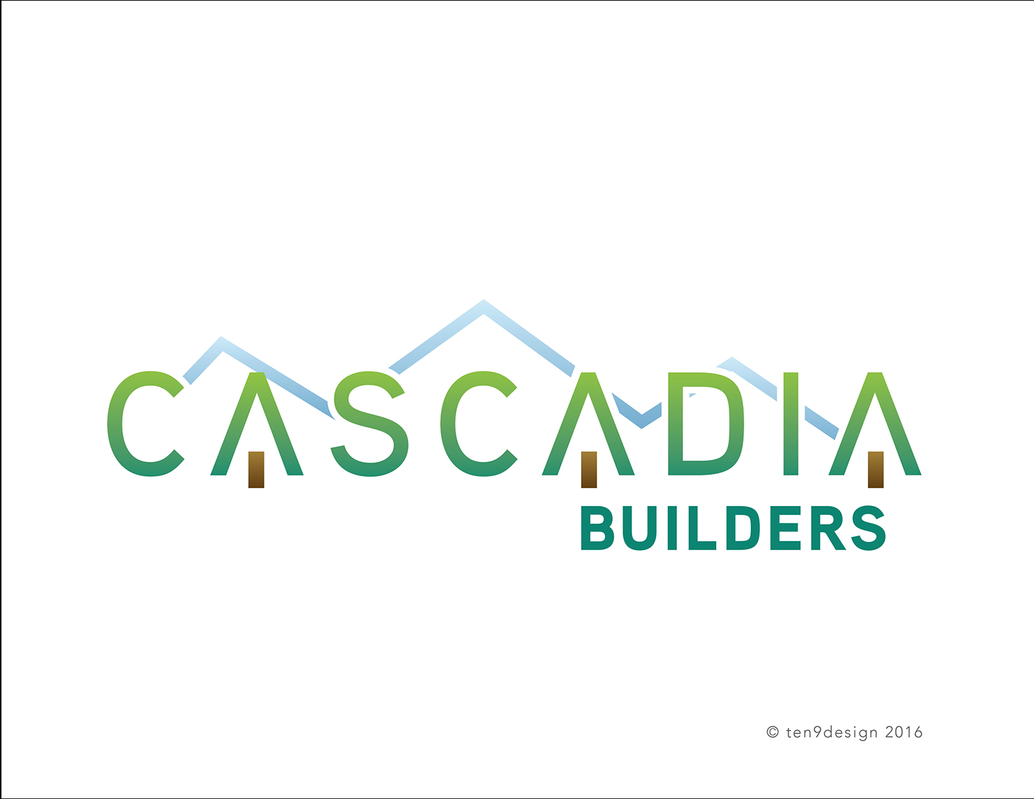 Design de Logo par Ten9Design pour Cascadia Builders | Design #13249477