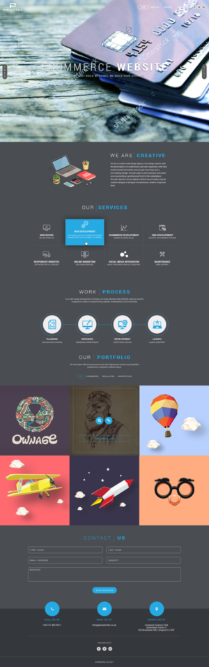 Web Design by Abhinav Katiyar for PrimaTec LTD. | Design: #13353663