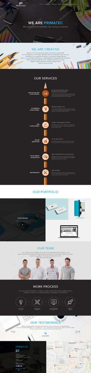 Web Design by Ved Web Services for PrimaTec LTD. | Design: #13328836