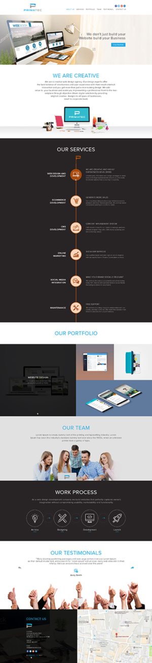 Web Design by Ved Web Services for PrimaTec LTD. | Design: #13336782