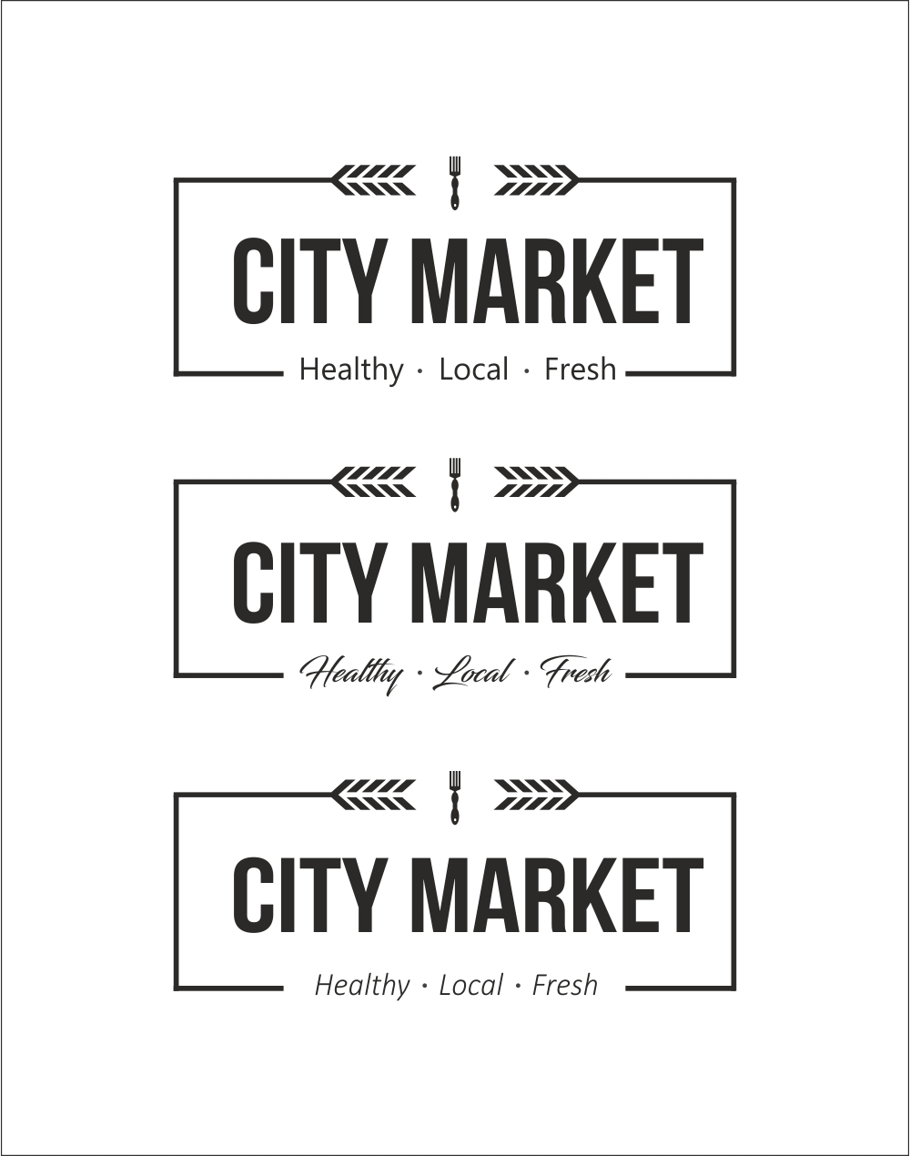 Logo Design by fidan_nabiyeva-jw for City Market | Design #13261506