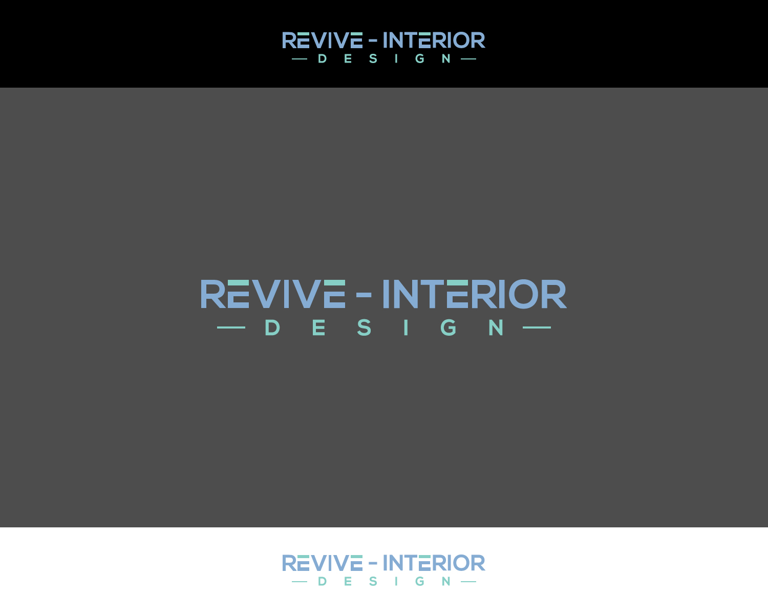 Logo Design by MAWBM for REVIVE - interior design | Design #13235844