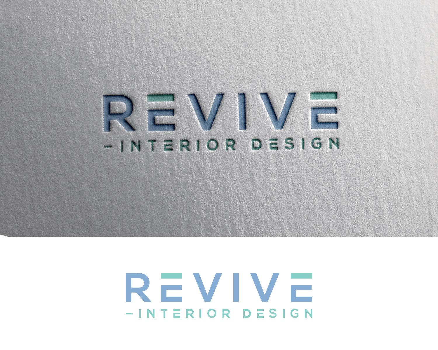 Logo Design by MAWBM for REVIVE - interior design | Design #13248222