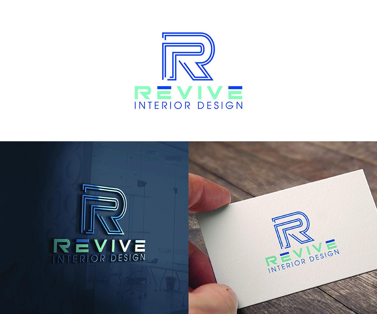 Logo Design by eMARK for REVIVE - interior design | Design #13255649