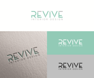 Logo Design by eMARK for REVIVE - interior design | Design: #13255737