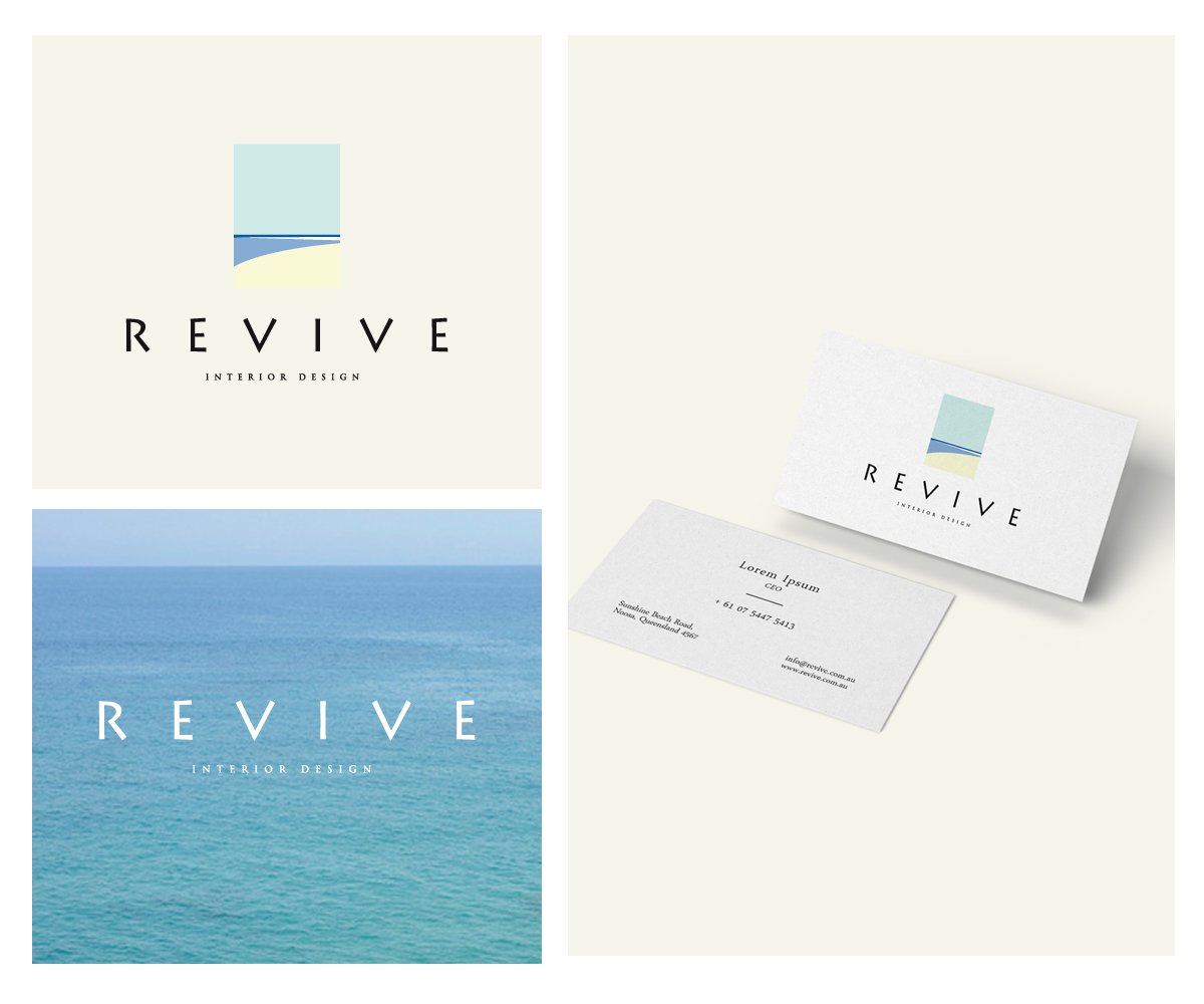 Logo Design by Tougle and Trefisk for REVIVE - interior design | Design #13288949