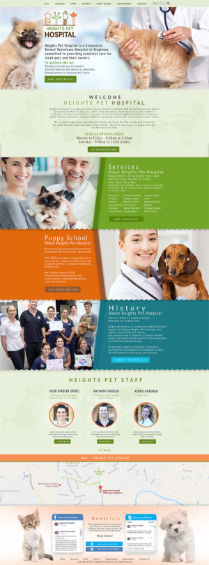 Web Design by Impressive Solutions for Heights Pet Hospital | Design: #13380322