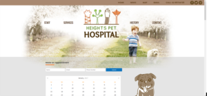 Web Design par bocephus205 pour Heights Pet Hospital | Design : #13271998
