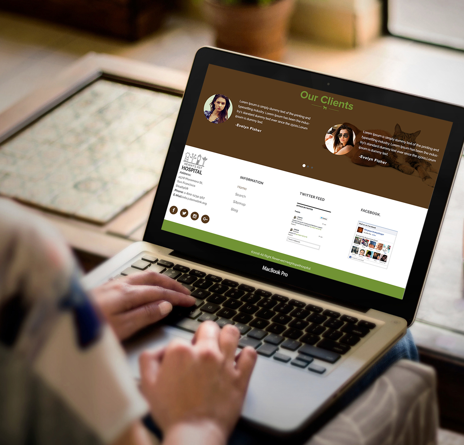 Web Design par Abdul Haseeb pour Heights Pet Hospital | Design #13272541