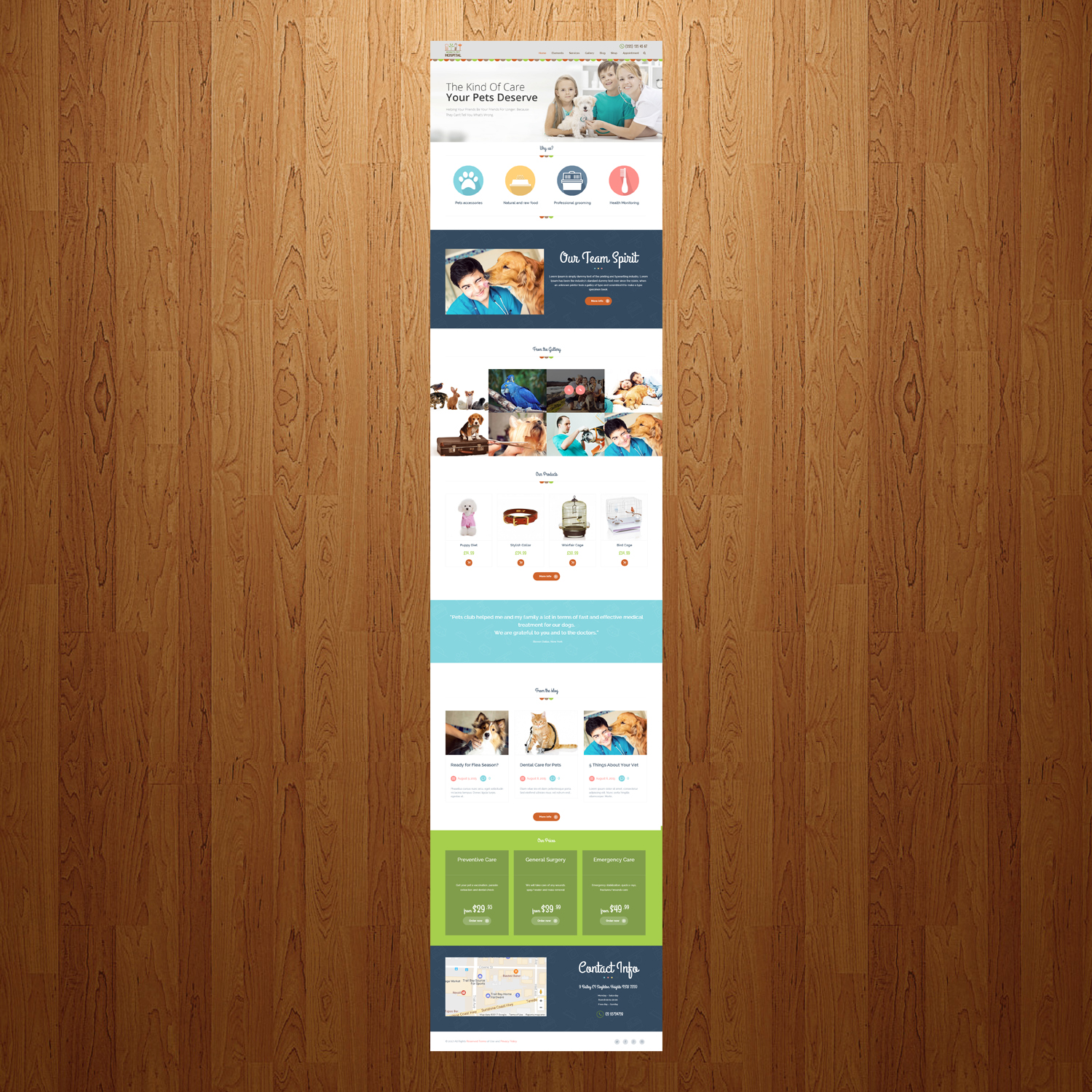 Web Design par zohaibikram26 pour Heights Pet Hospital | Design #13301667