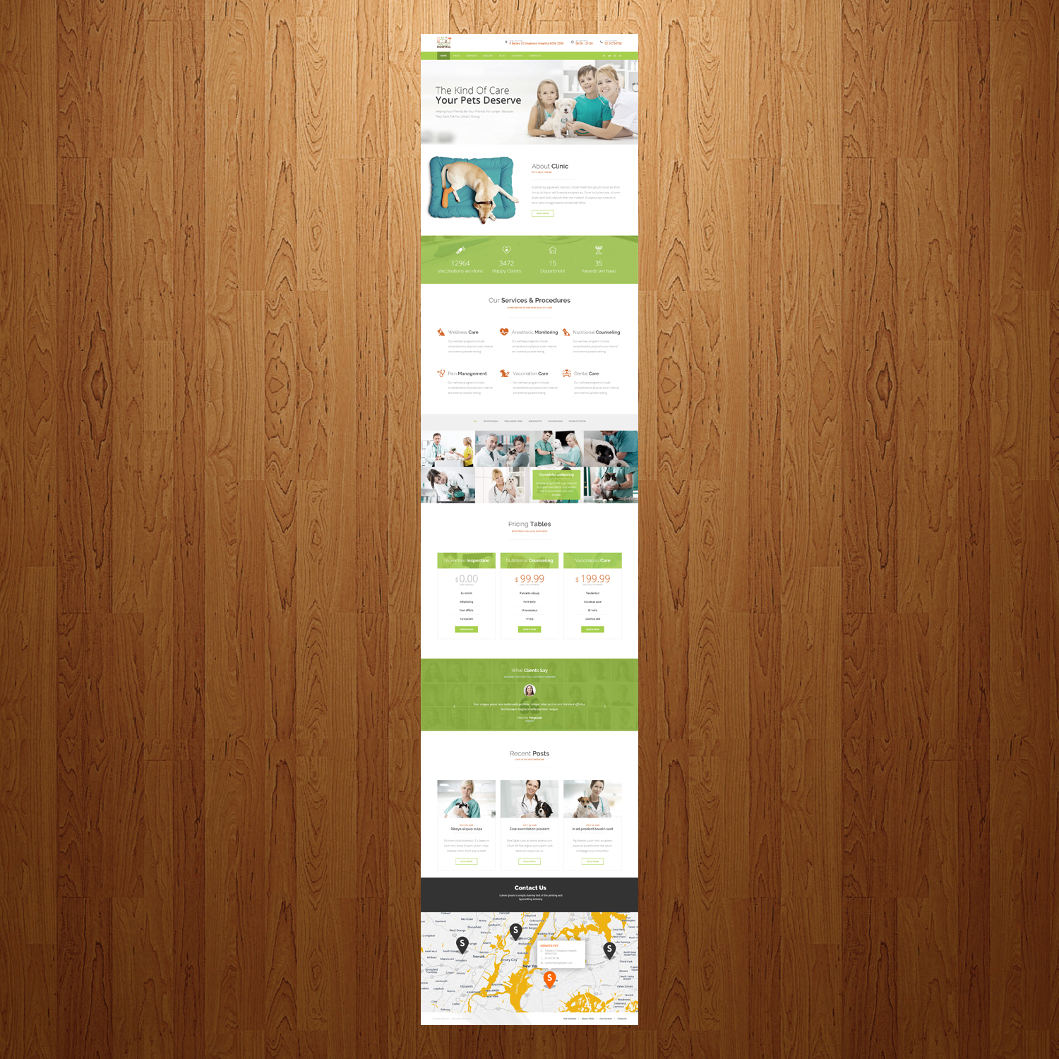 Web Design by zohaibikram26 for Heights Pet Hospital | Design #13304021