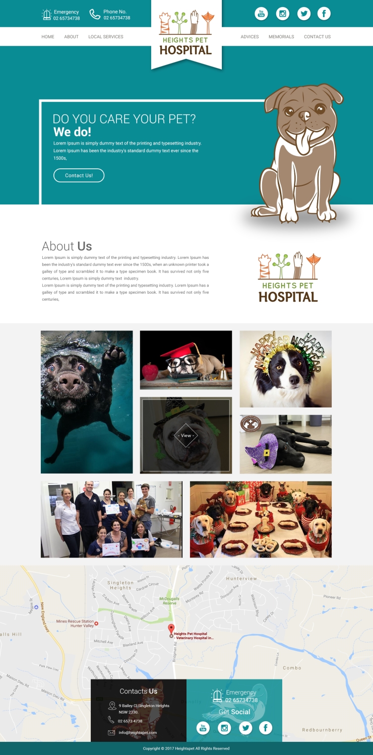 Web-Design von TechWise für Heights Pet Hospital | Design #13388377