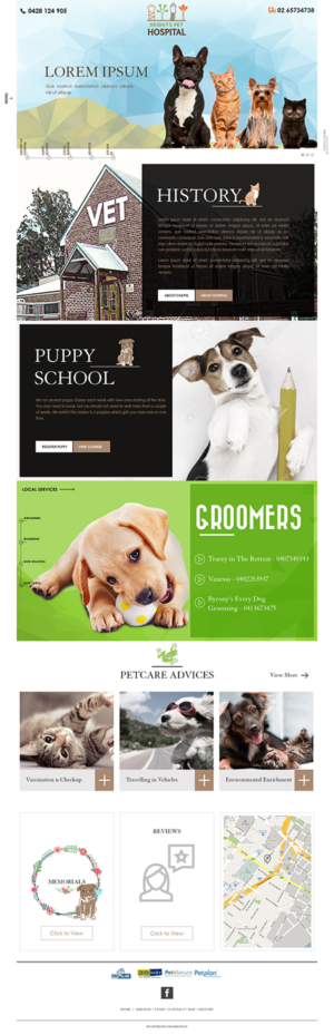 Web Design by tycheweb for Heights Pet Hospital | Design: #13417512