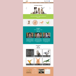 Web Design par pengraphteam pour Heights Pet Hospital | Design : #13315591