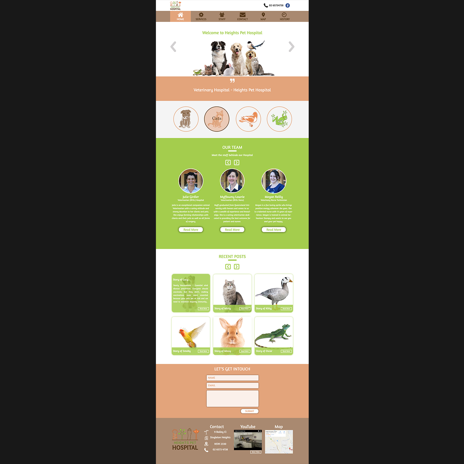 Diseño Web por pengraphteam para Heights Pet Hospital | Diseño #13380220