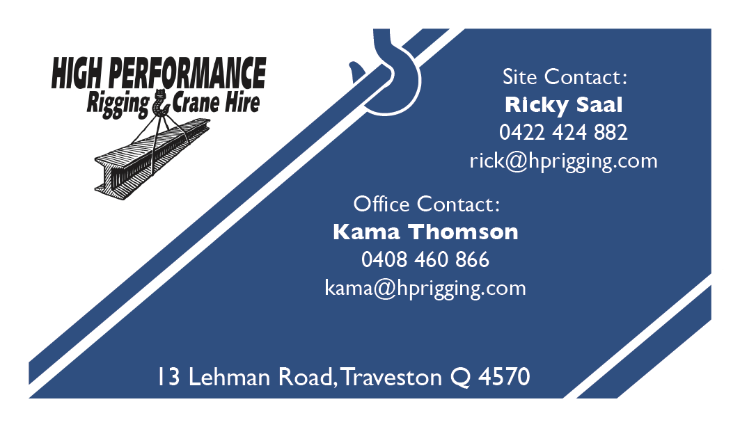 Business Card Design by G. Aubert for High Performance Rigging | Design #2457721