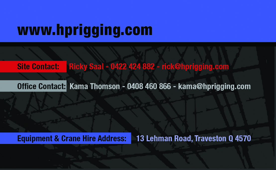 Business Card Design by Maike Geraghty D3SIGN! for High Performance Rigging | Design #2497025