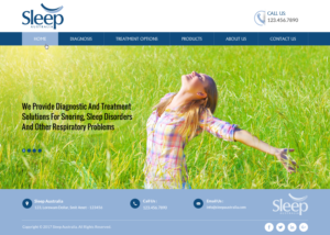 Sleep/Snoring Business - Requires Website - Australia | Web-Design von Creative Design