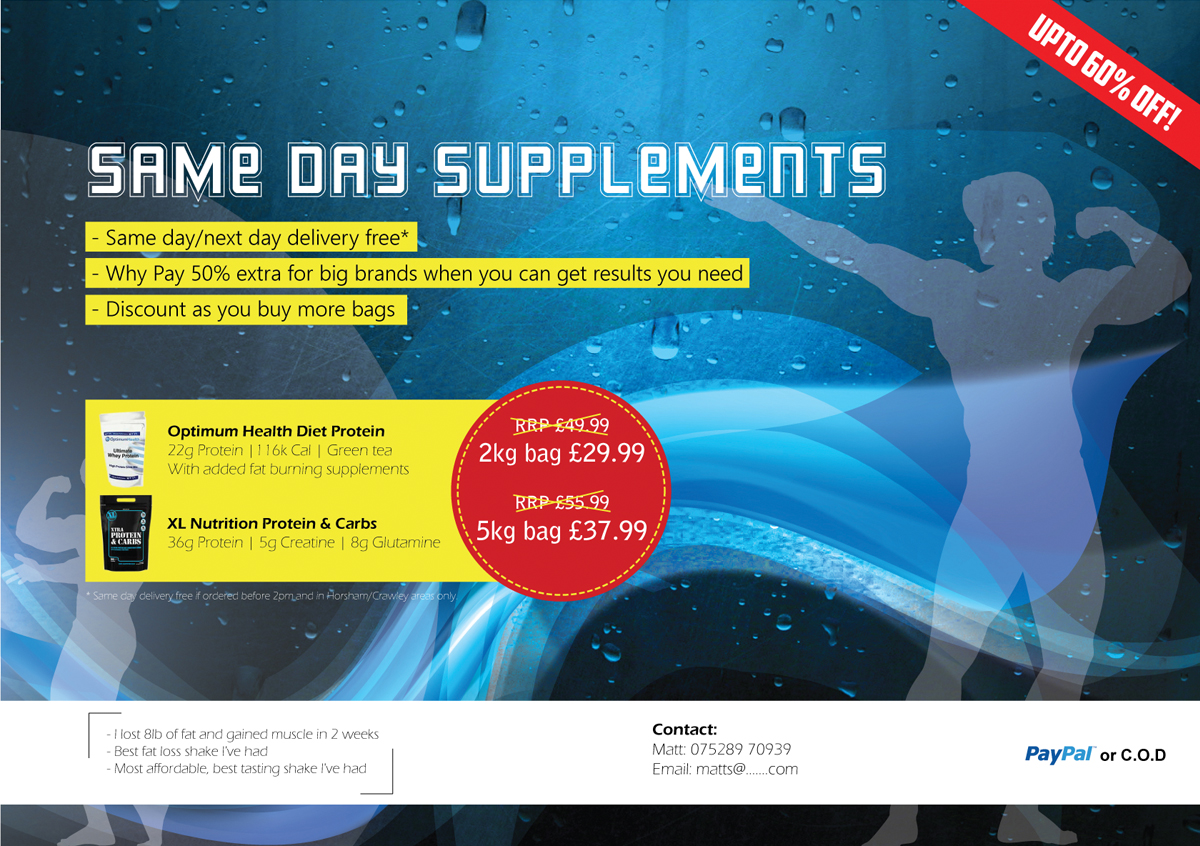 Poster Design by Eva for Health and Fitness For Less LTD | Design #2466239