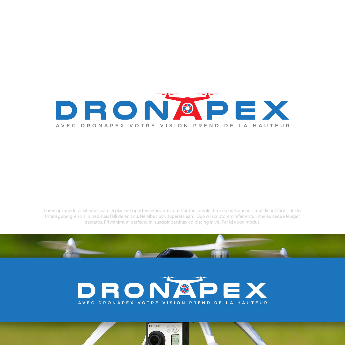 Logo Design by Artnymore for DRONAPEX | Design #13261904
