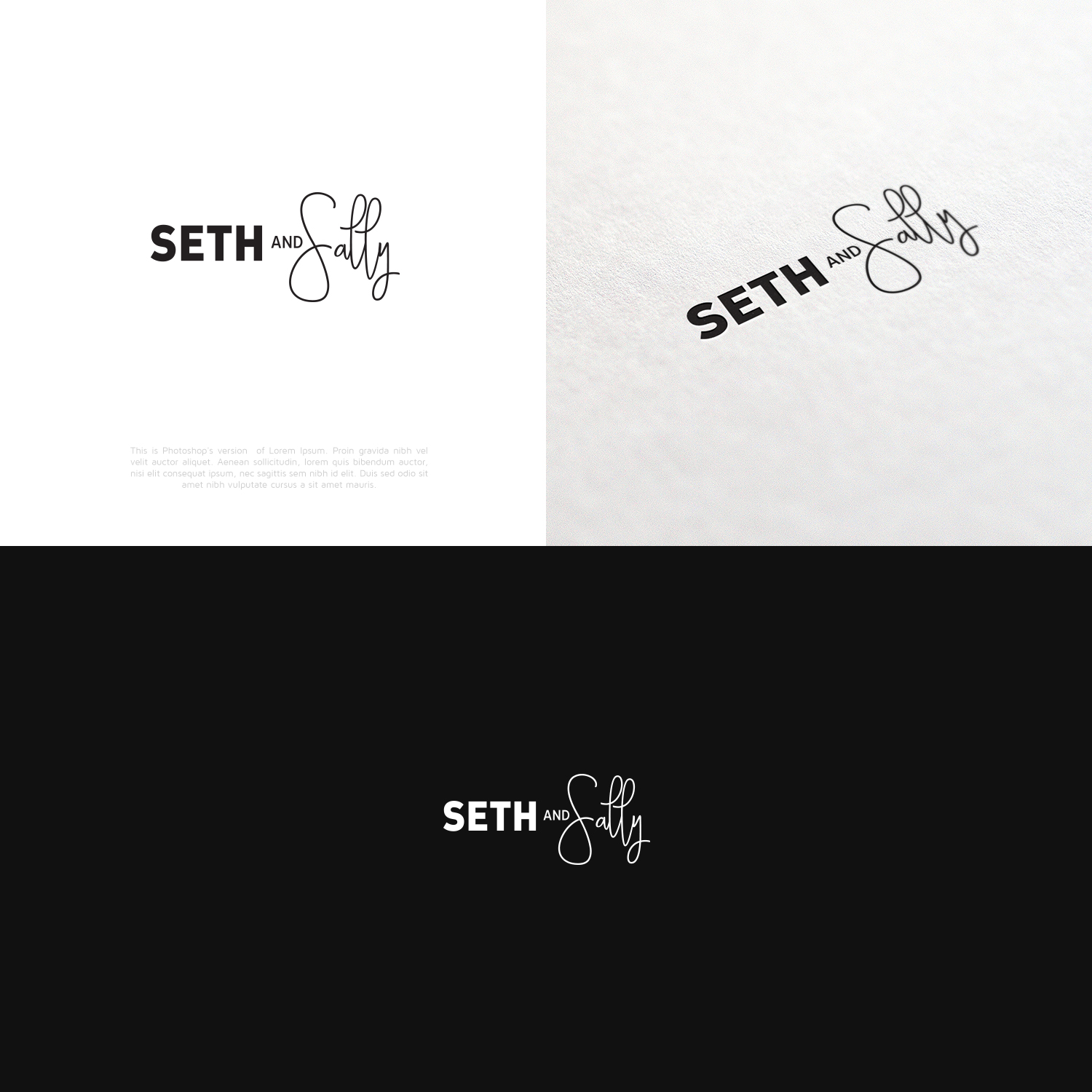 Diseño de Logo por lorixart para SethandSally.com  | Diseño #13375481