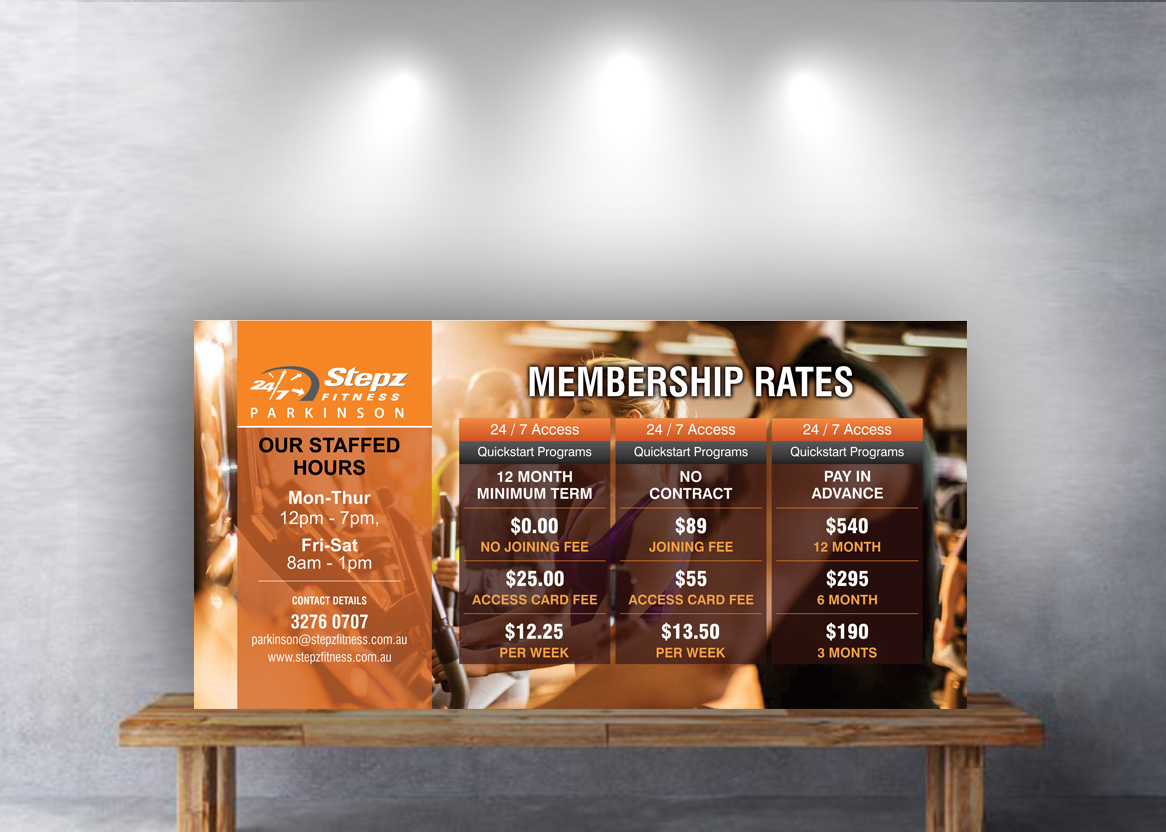 Flyer Design by uk for Stepz Fitness Parkinson | Design #13242192