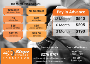 Flyer Design by Parul for Stepz Fitness Parkinson | Design: #13268565