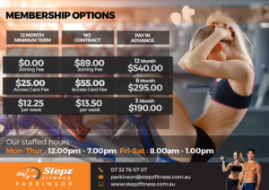 Flyer Design by B L X C K_R X I N B O W for Stepz Fitness Parkinson | Design: #13252855