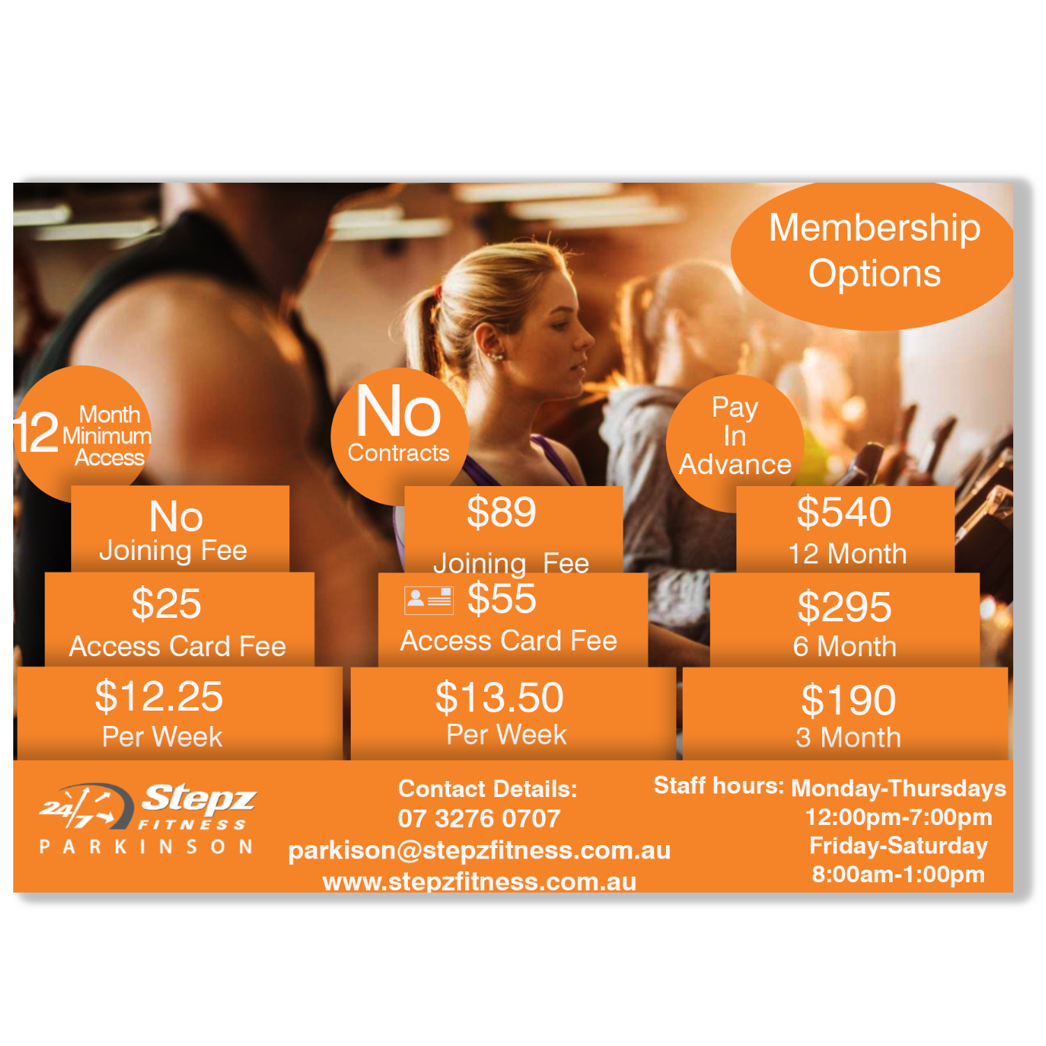 Flyer Design by Wisdom12 for Stepz Fitness Parkinson | Design #13272560