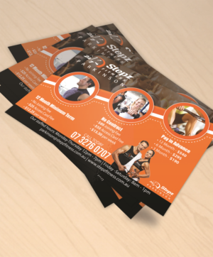 Flyer Design by bvgraphic1 for Stepz Fitness Parkinson | Design: #13249834