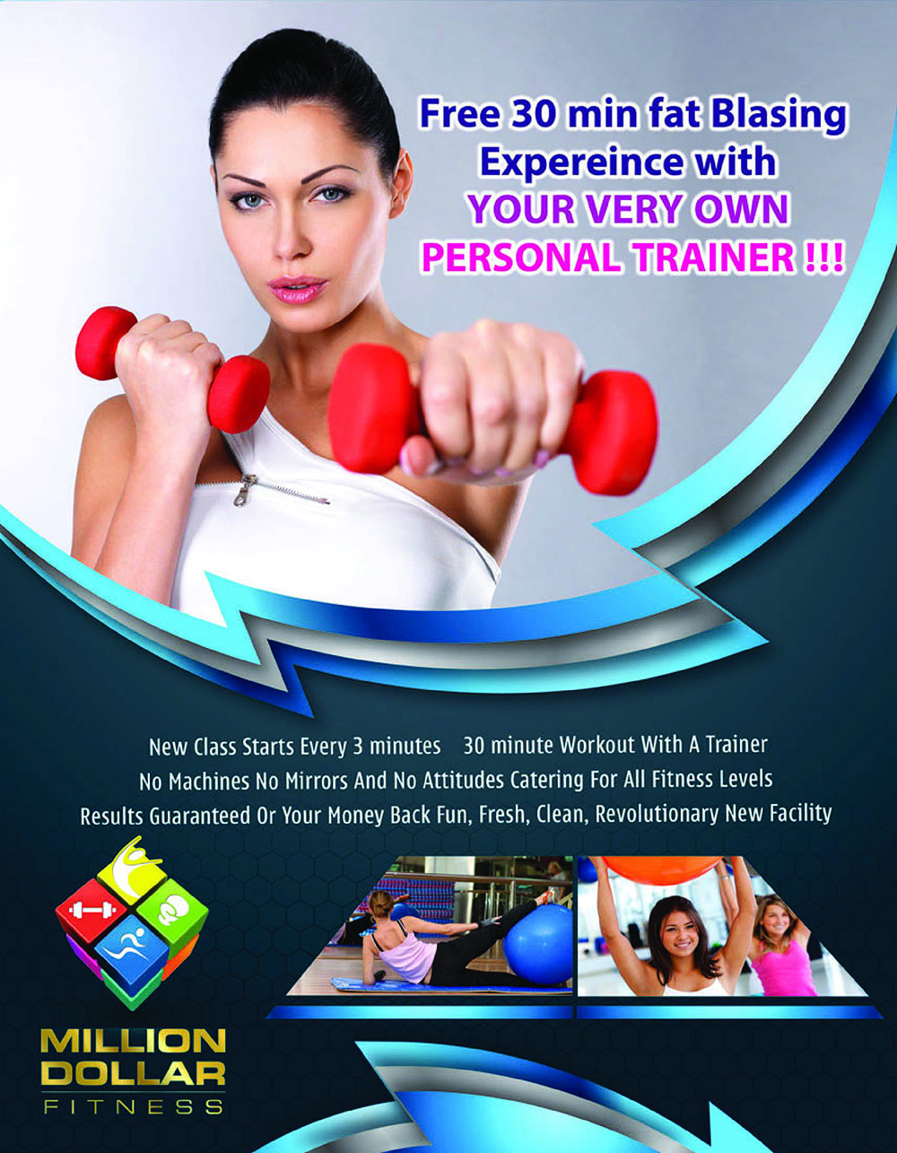Flyer Design by maryampirzada0 for Stepz Fitness Parkinson | Design #13271825