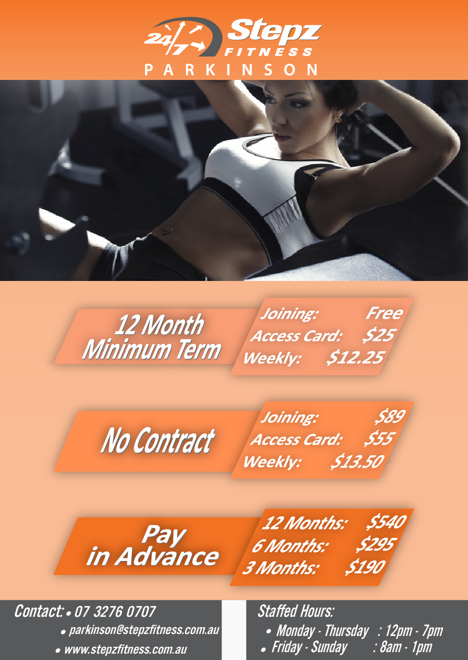 Flyer Design by An Chevan for Stepz Fitness Parkinson | Design #13236464