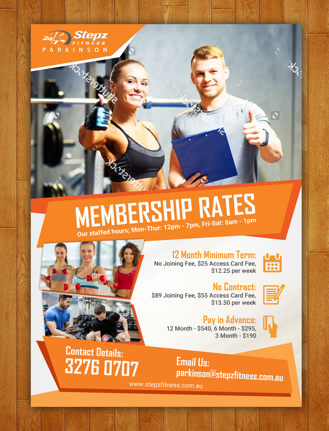 Flyer Design by Samir Mirza for Stepz Fitness Parkinson | Design #13290866