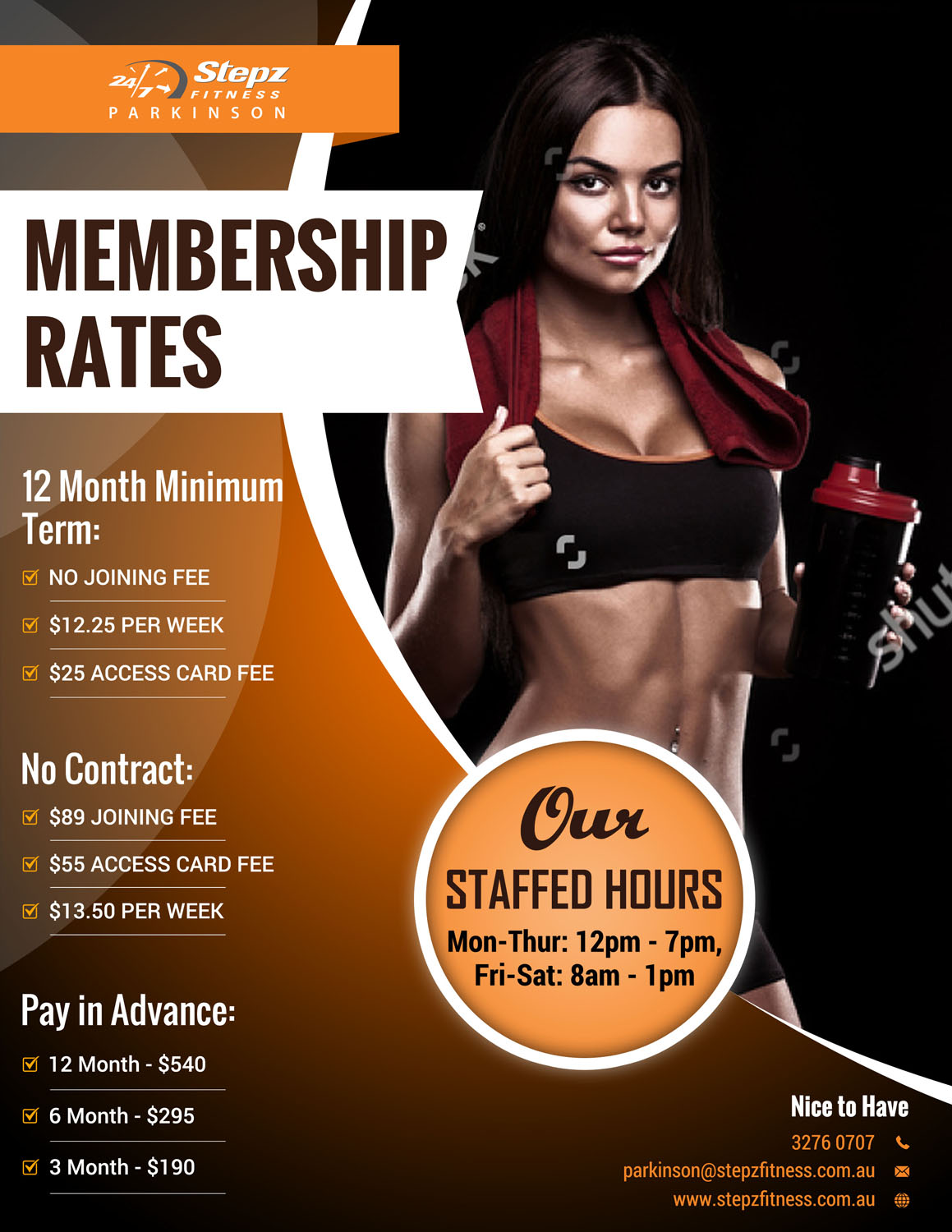 Flyer Design by Samir Mirza for Stepz Fitness Parkinson | Design #13296151