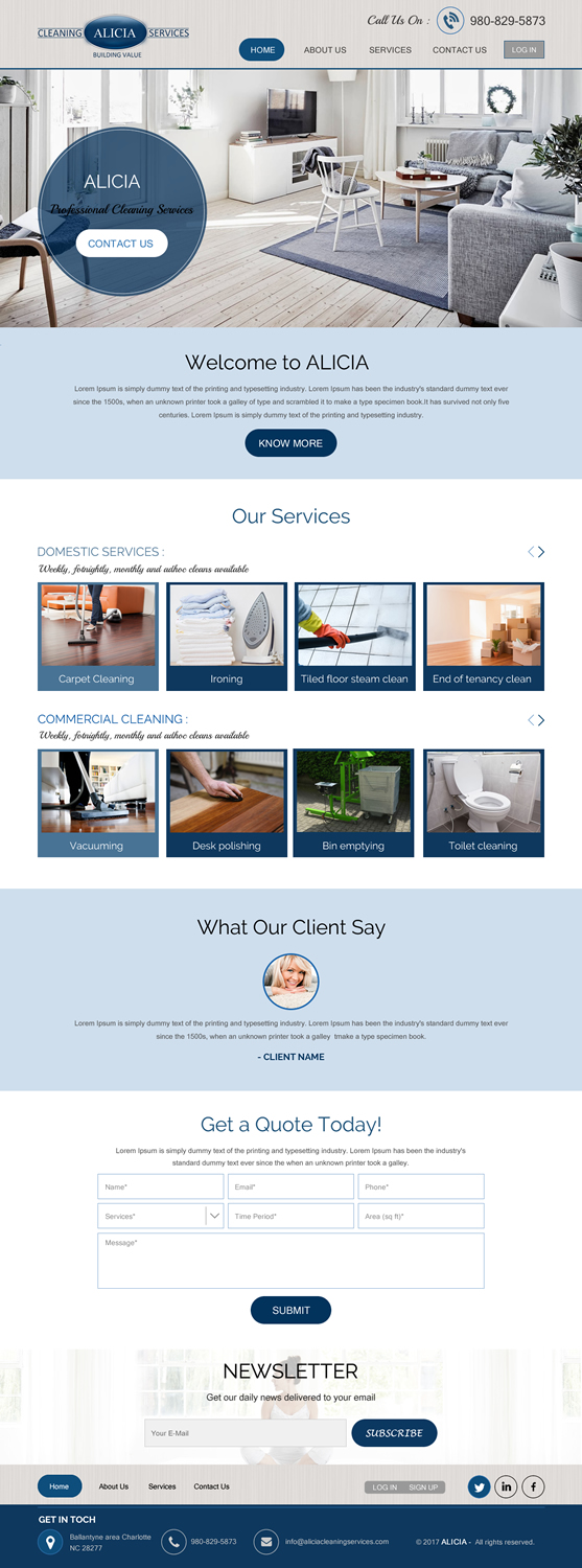 Web Design by rightway for Washaway ltd | Design #13251758