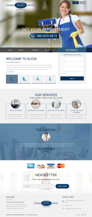 Web Design by rightway for Washaway ltd | Design: #13251759
