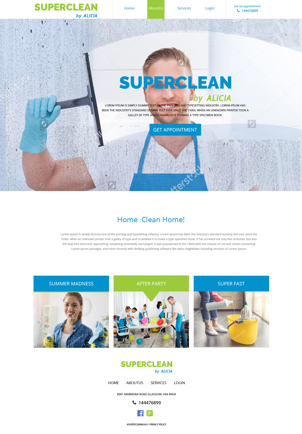 Web Design by designangel07 for Washaway ltd | Design #13248179