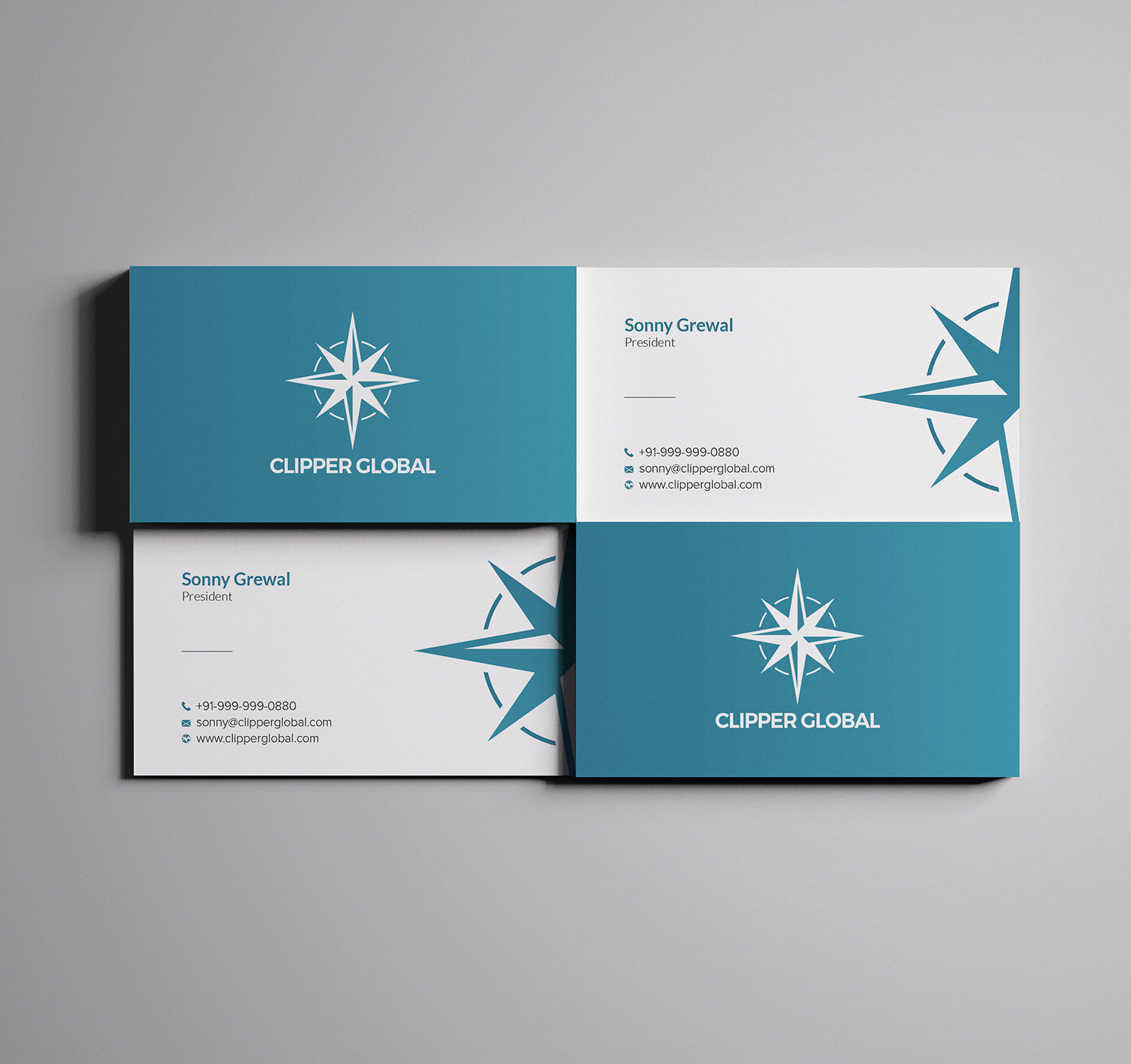 Business Card Design by Tilt for Clipper Global | Design #13285775