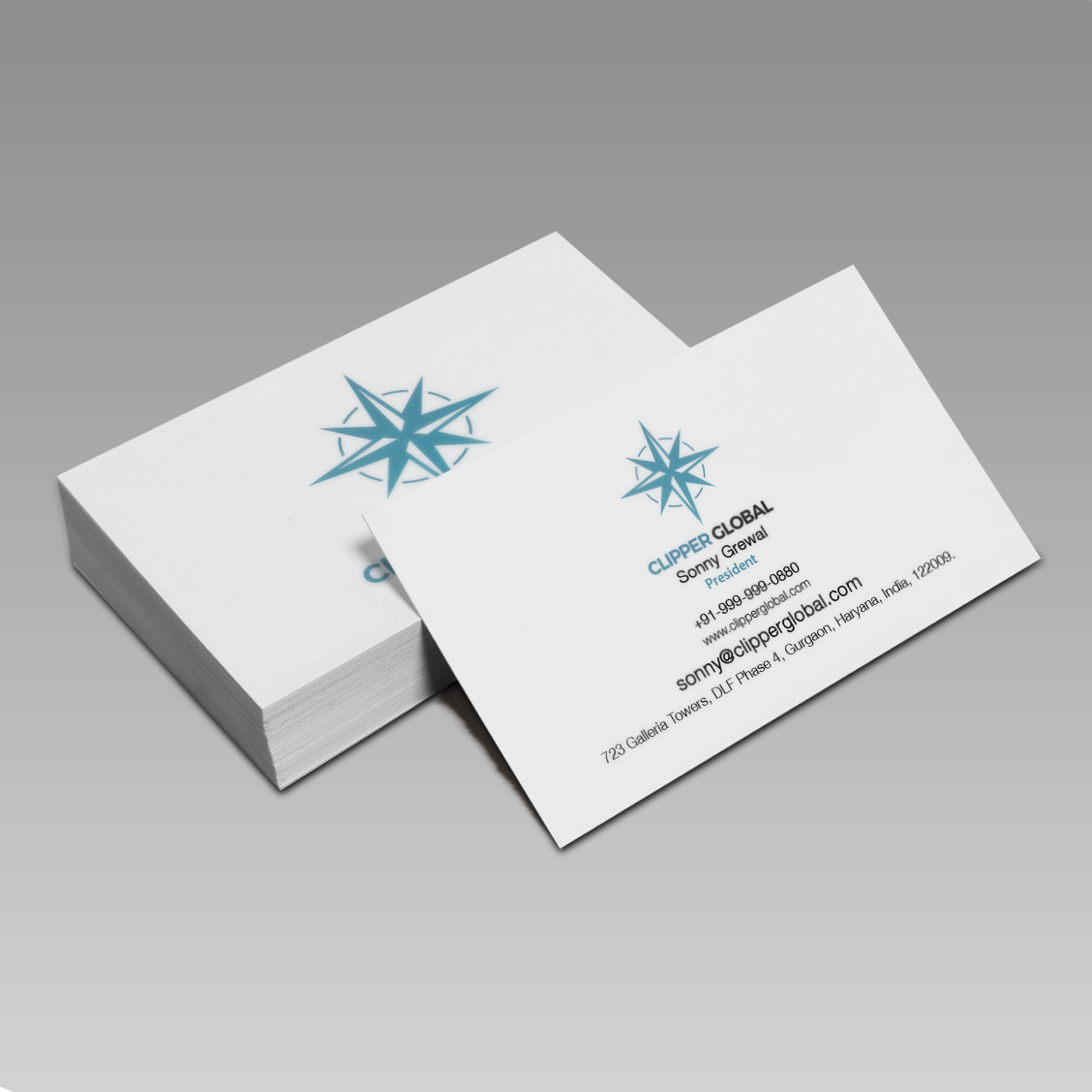 Business Card Design by Pixi Dust for Clipper Global | Design #13250433