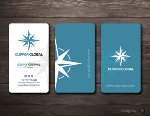 Business Card Design by kreativedhir for Clipper Global | Design: #13245903