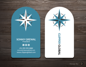 Business Card Design by kreativedhir for Clipper Global | Design: #13246685