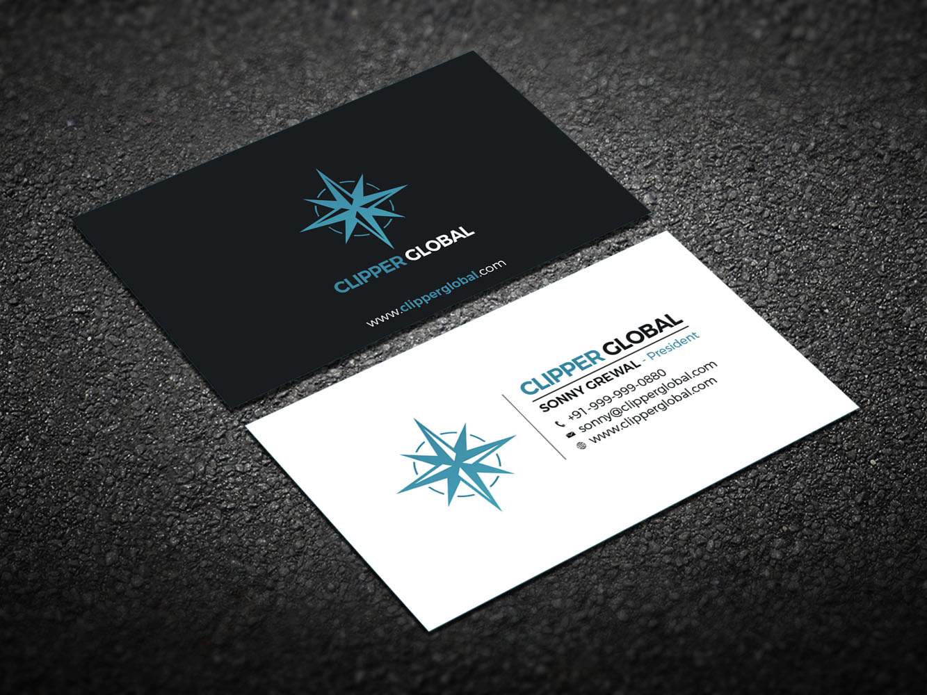 Business Card Design by Verified artistry (Design garden) for Clipper Global | Design #13253382