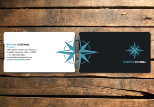 Business Card Design by Verified artistry (Design garden) for Clipper Global | Design: #13253391