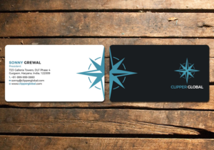 Business Card Design by Verified artistry (Design garden) for Clipper Global | Design: #13253392