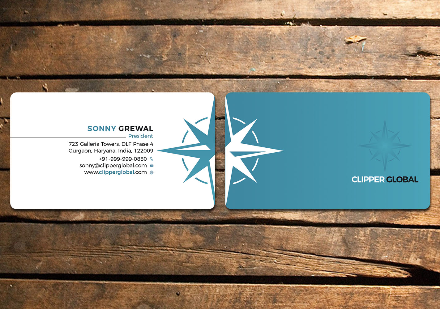 Business Card Design by Verified artistry (Design garden) for Clipper Global | Design #13253397